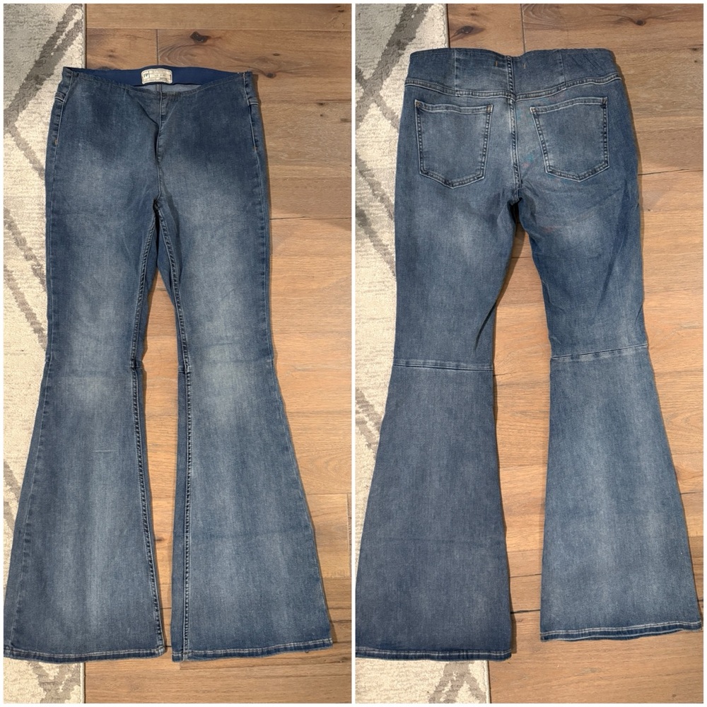 Free People Denim Flare Jeans Size 30